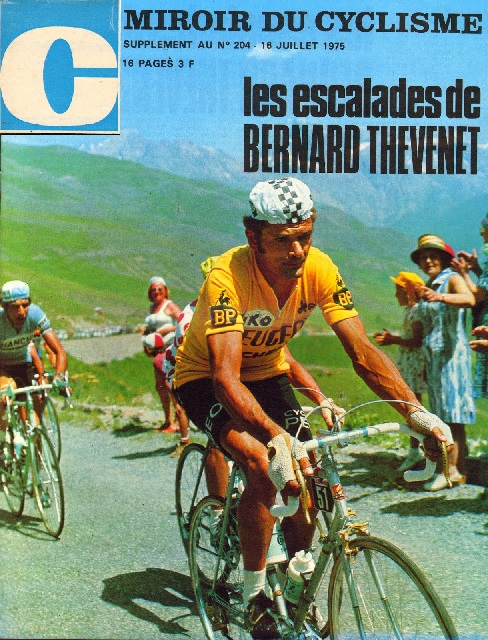 cyclisme Tour de France 1975 carte postale THEVENET 